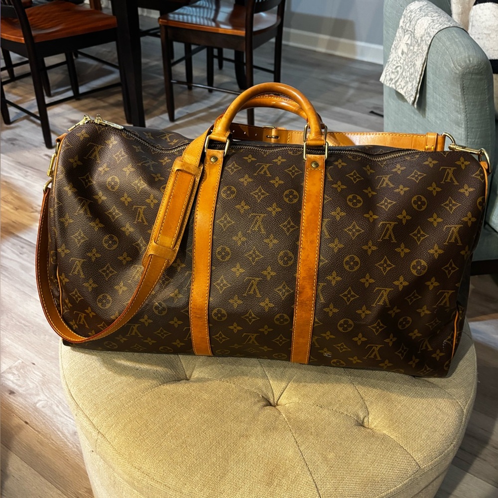 Louis Vuitton Monogram Brown bandoulier 55 bag